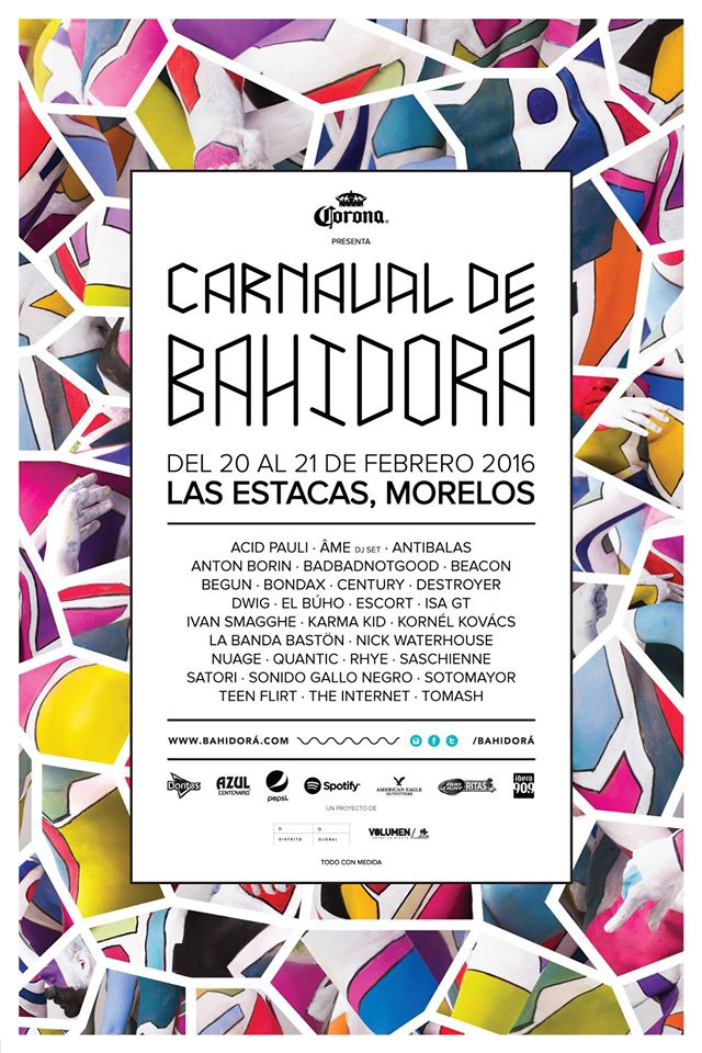Regresa el Carnaval Bahidorá 2016, con cede nuevamente en el balneario de Las Estacas en Morelos, para crear un vínculo entre la naturaleza y la músic...