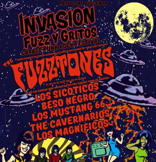 Llega una de las bandas más representantes del garage a México. 
El <b>INVASION FUZZ y GRITOS Garage Punk Rock Festival</b> se llevará a cabo el Domi...