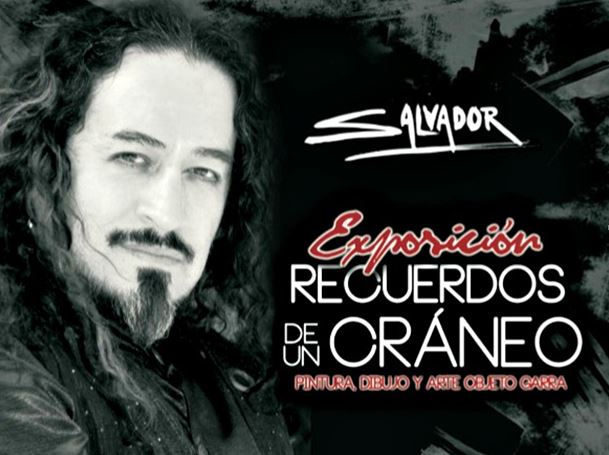 RECUERDOS DE UN CRÁNEO exposición de Salvador Moreno, vocalista de La Casta