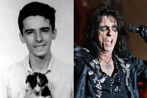 Alice Cooper - antes & después