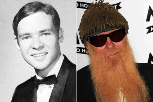 Billy Gibbons - antes & después