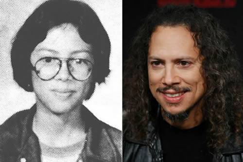 Kirk Hammet - antes & después