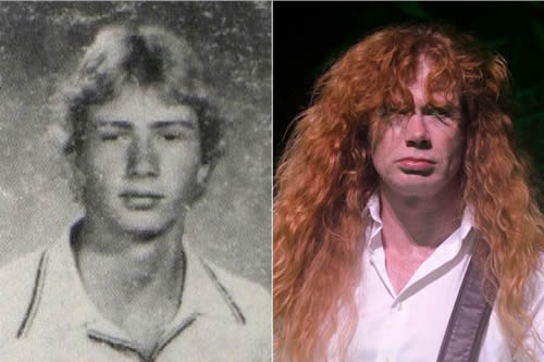 Dave Mustaine - antes & después
