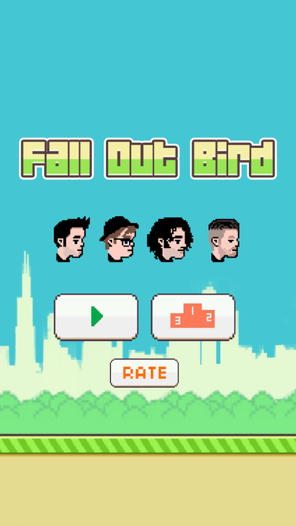 Ahora que el Flappy Bird ha sido descontinuado y ya no puede descargarse a los dispositivos, la banda FALL OUT BOY, ha creado su versión FALL OUT BIRD...