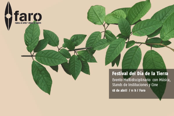 En el Faro oriente se llevará a cabo el Festival Día de la Tierra, un evento multidisciplinario con bandas en vivo, Stands de diversas instituciones y...