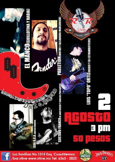 CLINICA DE BAJO EN EL R&R LIVE - 2 de Agosto