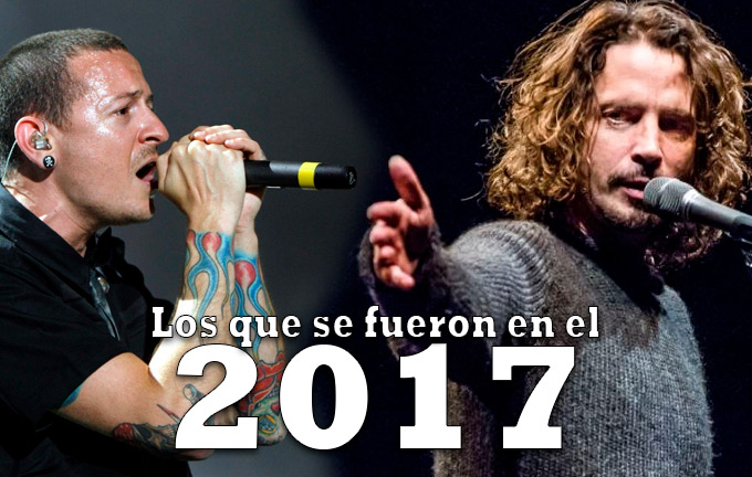 Este 2017 se tuvieron pérdidas trágicas dentro del mundo del rock