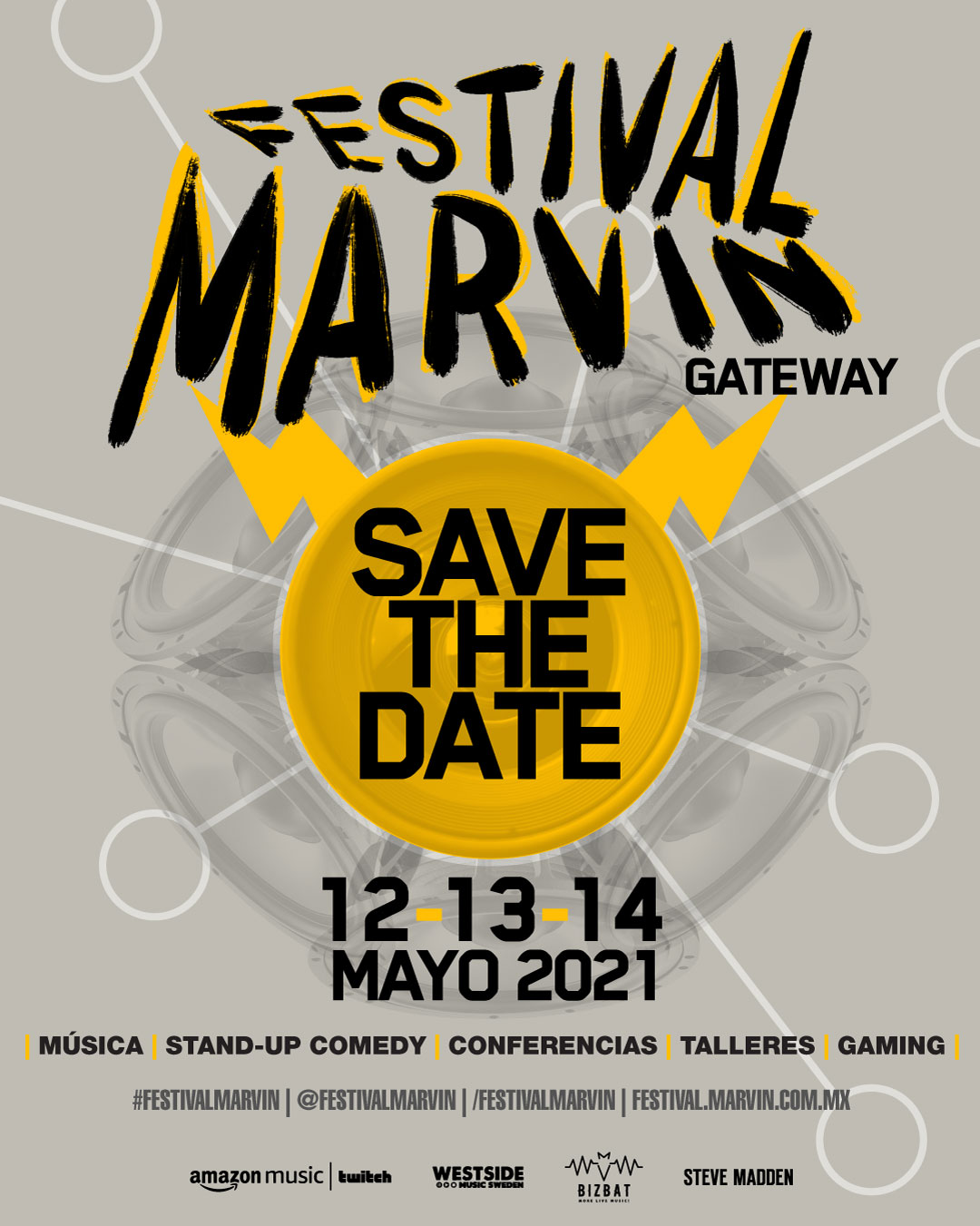Festival Marvin presenta una nueva edición virtual 12, 13 y 14 de mayo de 2021