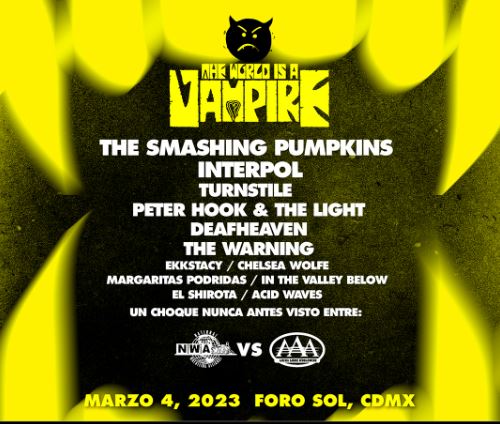 Nuevo festival en la CDMX con The Smashing pumpkins e Interpol