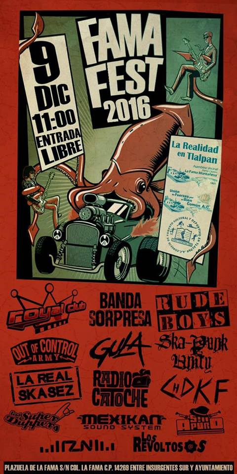 Llega el Fama Fest en su séptima edición.  El Fama Fest es un festival autogestivo de pluralidad musical realizado anualmente, integrando a las fiesta...