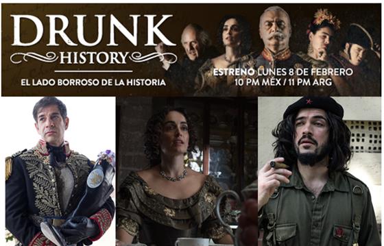 DRUNK HISTORY llega a Comedy Central