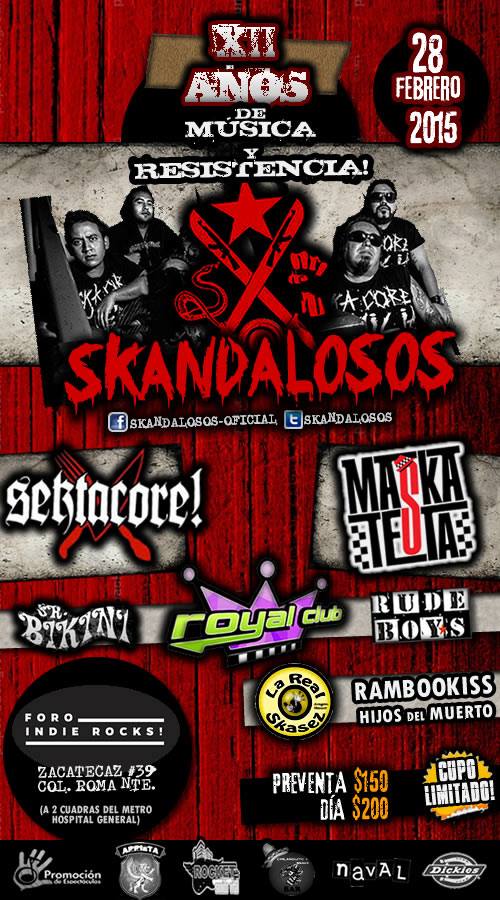 12vo Aniversario Los Skandalosos