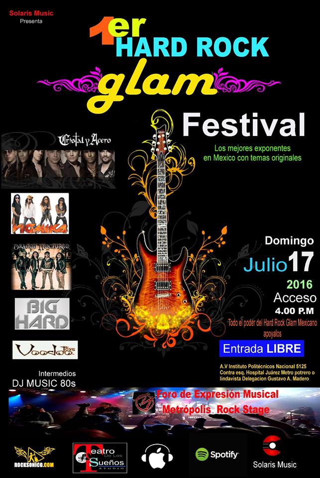 1er Hard Rock Glam Fest - 17 de Julio