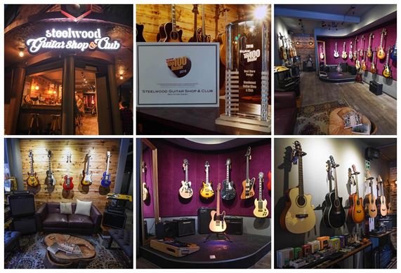 Steelwood Guitar Shop & Club gana el Premio Internacional: 'Best Store Design Award'
