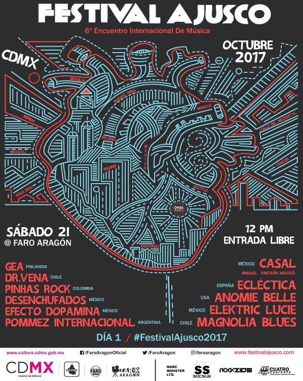 FESTIVAL AJUSCO 6ta Edición. PORQUE EL VERDADERO TRABAJO APENAS COMIENZA