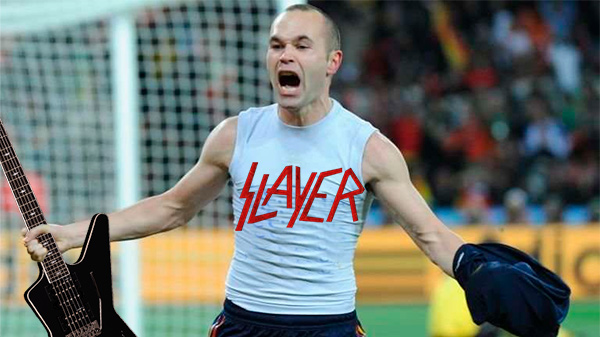 Iniesta, el jugador del Barcelona más rockero