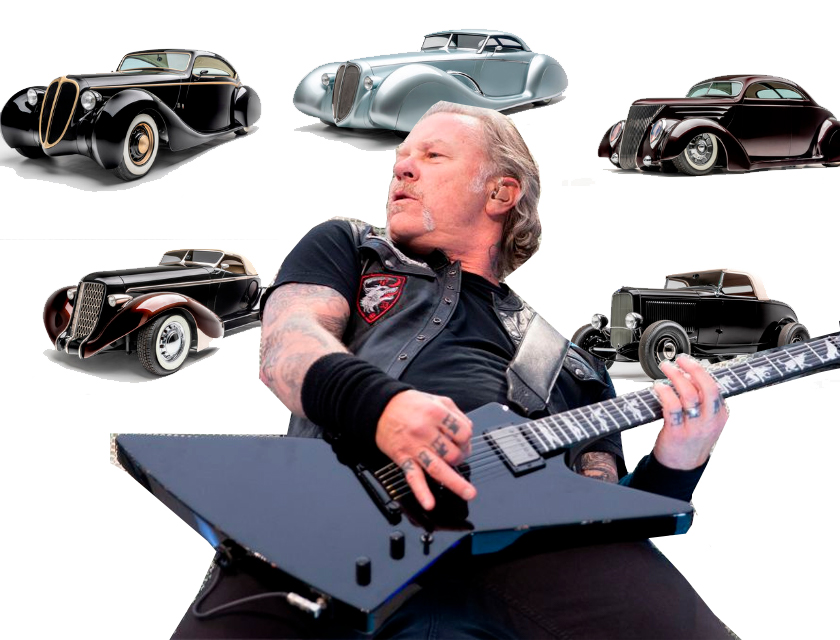 JAMES HETFIELD expondrá su colección de autos