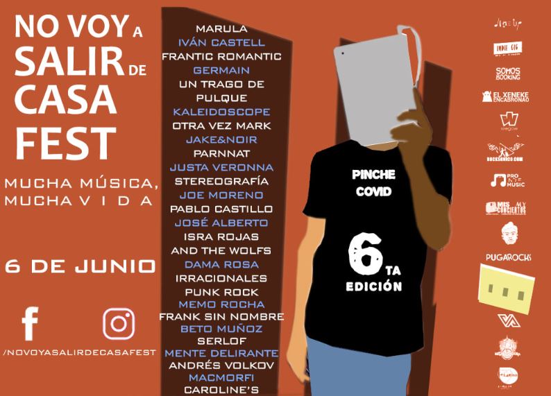 No voy a salir de casa fest, 6ta ediccin, 6 de junio