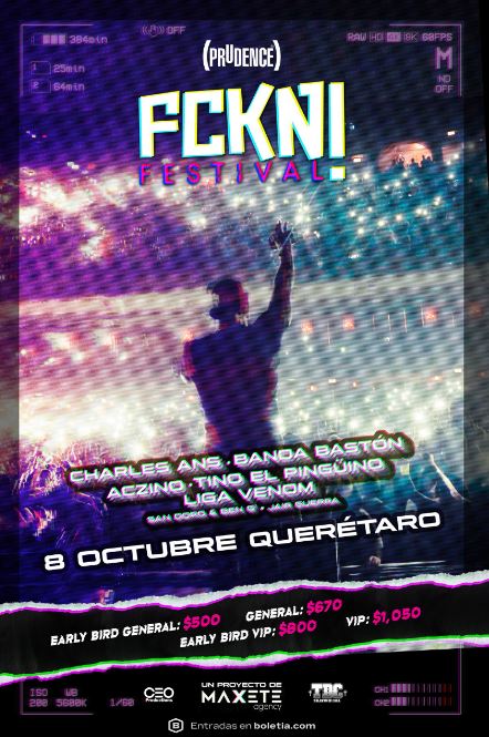 Lo mejor del Hip Hop llega al  PRUDENCE FCKN FESTIVAL