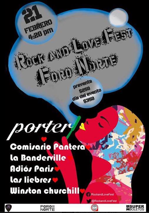 Se acerca el tradicional día del amor, y un concierto para honrar este día no podía faltar.

El Rock and Love Fest llegará a la ciudad en el Foro No...