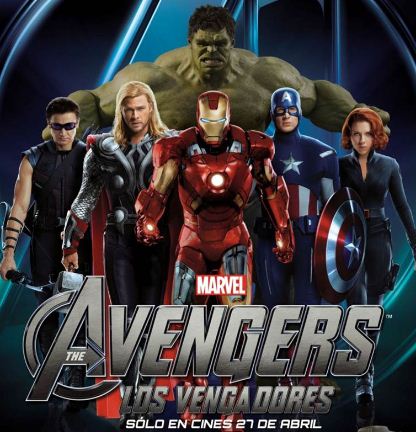 Este viernes 27 de abril, el más célebre equipo de superhéroes Marvel  llega a la pantalla grande a través de la cinta <b>The Avengers, Los Vengadores...