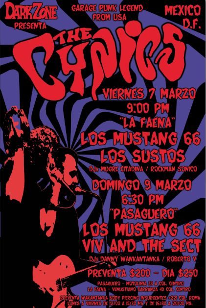 THE CYNICS, Gira por México en Marzo