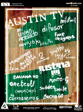 LISTA DE GANADORES PARA AUSTIN TV24 DE NOV, EN EL GHETTO, 