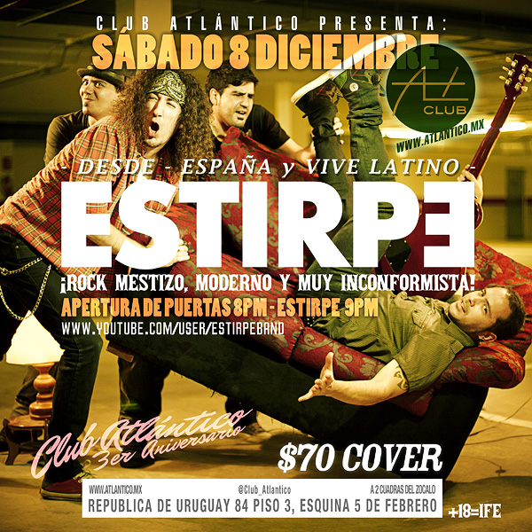 ESTIRPE   8 DicDe Regreso en México, 