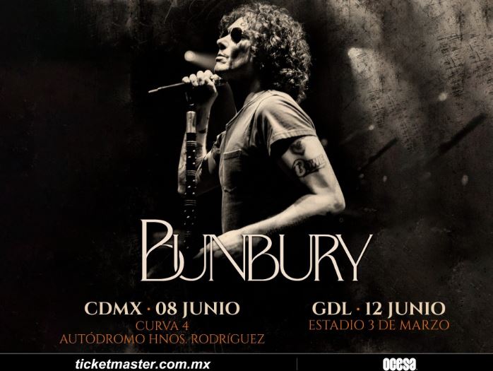 BUNBURYRegresa a México en 2024 con 2 conciertos, Enrique Bunbury está de regreso en los escenarios y llega a la CDMX