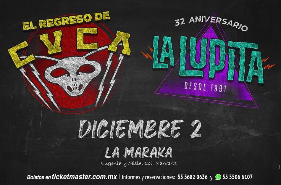 LA CUCA Y LA LUPITA - Leyendas del Rock Mexicano ofrecerán un show en la CDMX