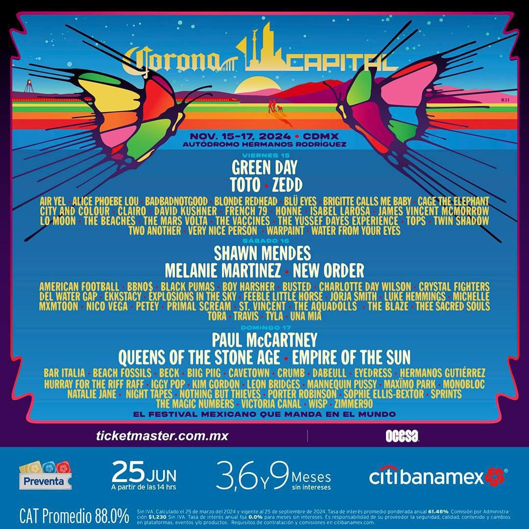 Anuncia cartel con Paul McCartney como artista principal