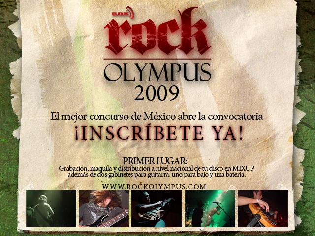 ROCKOLYMPUS 2009Concurso de Rock - Inscribete Ahora, 