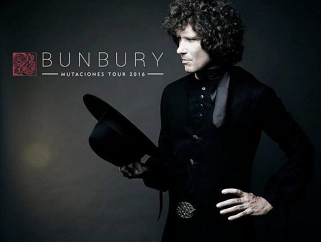 BUNBURYEn el Auditorio Nacional en septiembre, Bunbury con gira Mutaciones Tour, Bunbury regresa al Auditorio Nacional