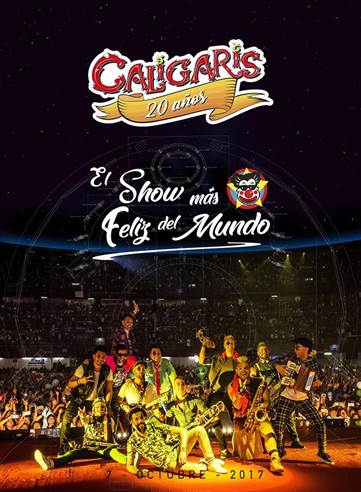 CALIGARIS PRESENTAN20 años - El show más feliz del mundo, Caligaris nuevo cd dvd del concierto en vivo del Palacio de los Deportes