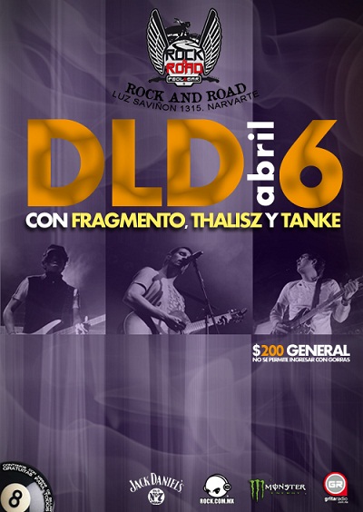 DLD Viernes 6 de AbrilRock and Road, 