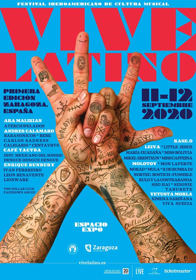 Vive LatinoLlega a España y vivirá su segunda aventura en el extranjero , Vive Latino, España, Leiva, Café Tacvba, Zaragoza, 11 y 12 de septiembre de 2020, Chile