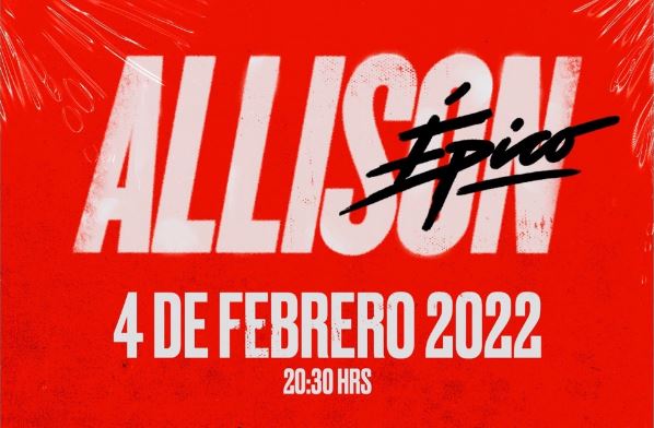 ALLISON - Show ÉPICO el próximo 04 de febrero de 2022 en el Auditorio Nacional