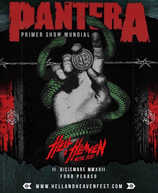 PANTERA - Una de las bandas más poderosas del metal regresa a México