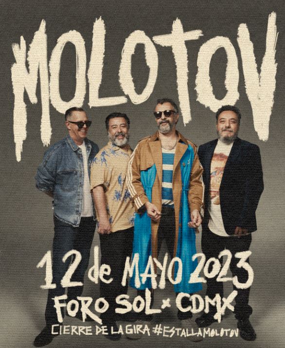 MOLOTOVCelebra 27 años de existencia con concierto en el 2023, molotov llega al foro sol en el 2023