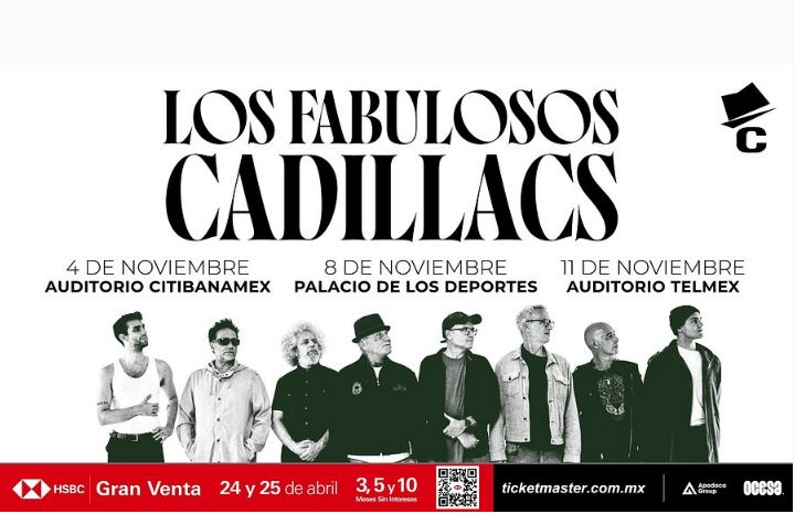 LOS FABULOSOS CADILLACS - Regresan a México  con el León del Ritmo Tour