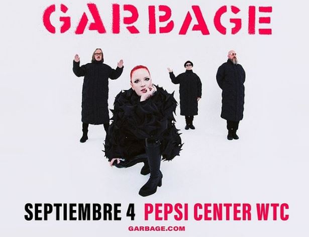 GARBAGERegresa a la CDMX con un show diferente en septiembre, Garbage vuelve a la capital del país con un show diferente en septiembre