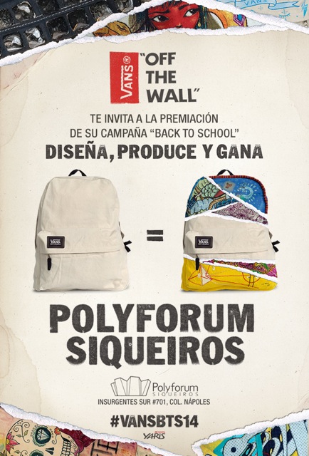 Ceremonia de Premiación y Cierre de la Campaña Vans Back to School 2014: Diseña, Produce y Gana! 