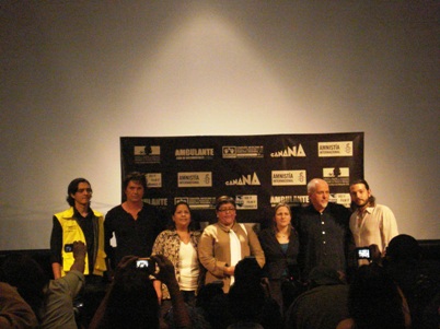 PETER GABRIEL, SAÚL HERNANDEZ Y DIEGO LUNAEn conferencia , 