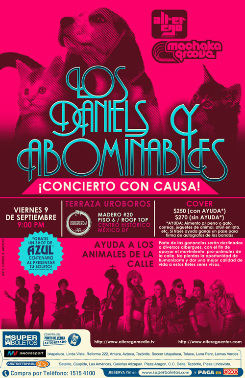 LOS DANIELS & LOS ABOMINABLESTerraza Uróboros - 9 Sept, 