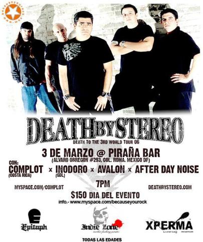 Death By StereoPiraña Bar , 