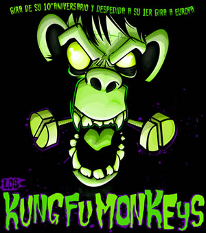 LOS KUNG FU MONKEYSGira por México  - Checa las fechas, 