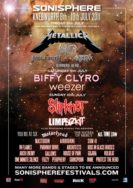 LIMP BIZKIT REGRESA A LOS ESCENARIOSEn el Festival SONISPHERE, 