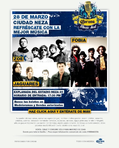 CORONA MUSIC FEST 09SE CANCELA EL CORONA FEST, 