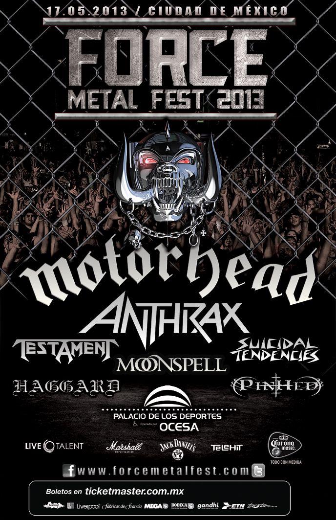 Force FestEl Regreso de Motörhead a México, 