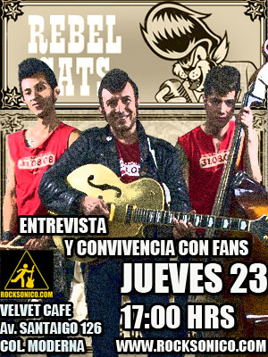 REBEL CATSConvivencia con Fans - Jueves 23 Abril, 